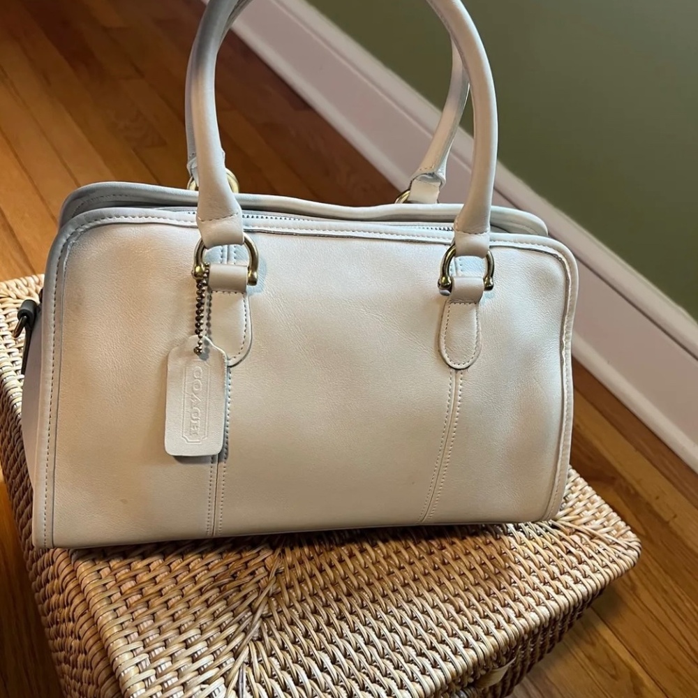 Coach Beaumont Satchel 8971 in Cream